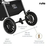 Прогулочная коляска Pituso Ruta Orange