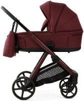 Коляска 2 в 1 Adamex Sigma Natura SI-18-RUBY (РУБИНОВЫЙ)