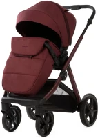 Коляска 2 в 1 Adamex Sigma Natura SI-18-RUBY (РУБИНОВЫЙ)