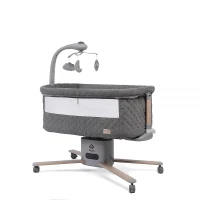 Приставная кроватка Peppy Sonno 2.0 (Grey) серый