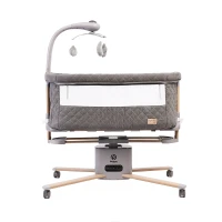 Приставная кроватка Peppy Sonno 2.0 (Grey) серый