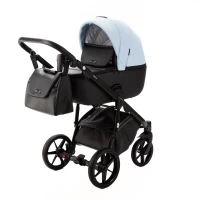 var-Коляска 2 в 1 Adamex NOLA Deluxe Голубая