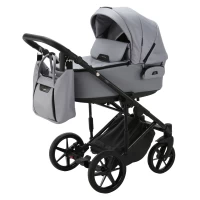 var-Коляска 2 в 1 Adamex ZICO Deluxe Серая