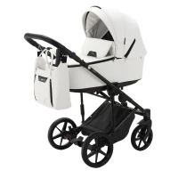 var-Коляска 2 в 1 Adamex ZICO Deluxe Белая