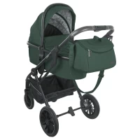 var-Коляска 2 в 1 Indigo CARRY зелёный