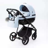 var-Коляска 2 в 1 Adamex  Quantum  TIP Q-TK25 Голубой