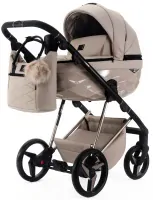 var-Коляска 2 в 1 Adamex  Quantum SuperStar Q-STAR155-K экокожа