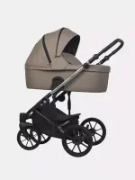var-Коляска 2 в 1 Riko Nano Thermo Ecco Cappucino Арт 04