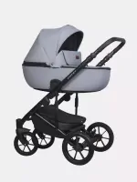 var-Коляска 3 в 1 Riko Basic Ozon Pastel Серый Арт 04
