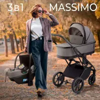 var-Коляска 3 в 1 Sweet Baby Massimo SBL Grey