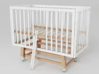 var-Детская кроватка Lunna Anniken Exclusive маятник белый бук