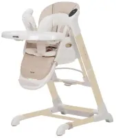 var-Стульчик для кормления CARRELLO Cascata Wooden Cream Beige