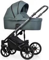 var-Коляска 2 в 1 Riko Nano Thermo Dark sage (темно-зеленый) Арт 14