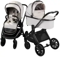 var-Коляска 2 в 1 AmaroBaby Motus Premium Ecco молочный