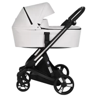 var-Коляска 2 В 1 IBEBE I-Stop Leather White Black