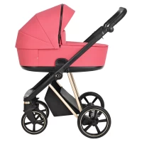var-Коляска 2 В 1 ROAN Sol Luxury Gold Viva Magenta