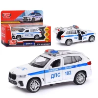 1556-masina-metall-bmw-x5-m-sport-policiia-12-sm-otkr-dveri-bag-v-korobke
