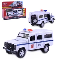 1562-masina-metall-land-rover-defender-policiia-12-sm-dveri-bag-belyiinerc-v-korobke