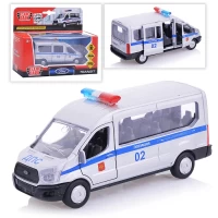 1571-masina-metall-ford-transit-policiia-12sm-otkryv-dveri-inerc-v-korobke