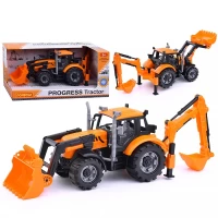 3318-ekskavator-pogruzcik-progress-inercionnyi-oranzevyi-v-korobke