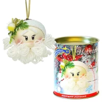 3507-nabor-dlia-tvorcestva-novogodnii-sar-iz-foamirana-ded-moroz