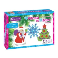 3540-freska-iz-peska-magnity-ded-moroz-snezinka-elocka