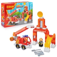 3799-konstruktor-740-fireman-nabor-pozarnaia-masina-i-trenirovocnaia-ploshhadka