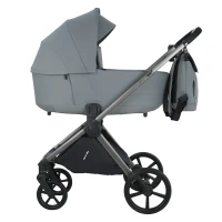 Коляска 2 в 1 Pituso Teffy Caviar Black/Graphite
