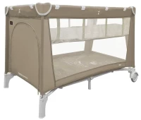 var-Манеж-кровать BABY TILLY Rio+ с рисунком Sand Beige
