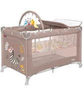 var-Манеж-кровать CARRELLO Molto Sand Beige