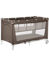var-Манеж-кровать CARRELLO Piccolo+ Chocolate Brown Арт 18102